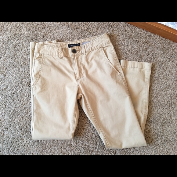 Aeropostale Pants - Aeropastle Slim Straight Pants Tan 28/30